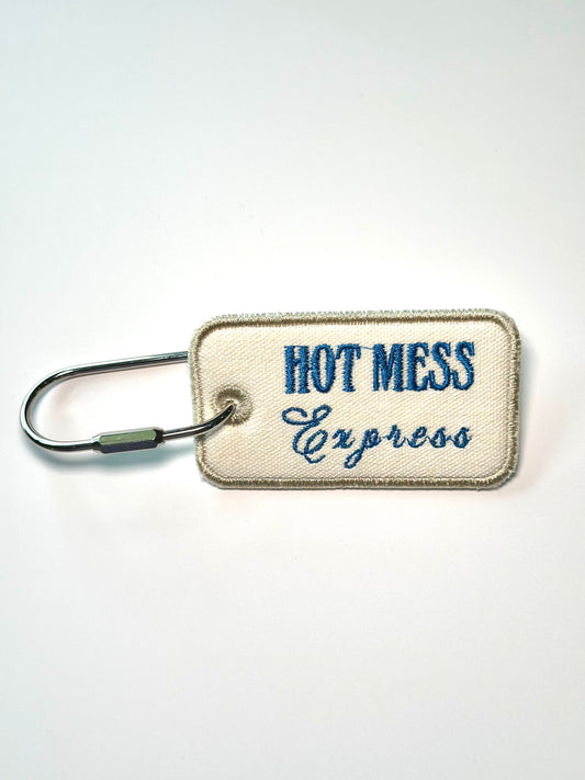 Personalized Embroidered Phrase Bag Tag