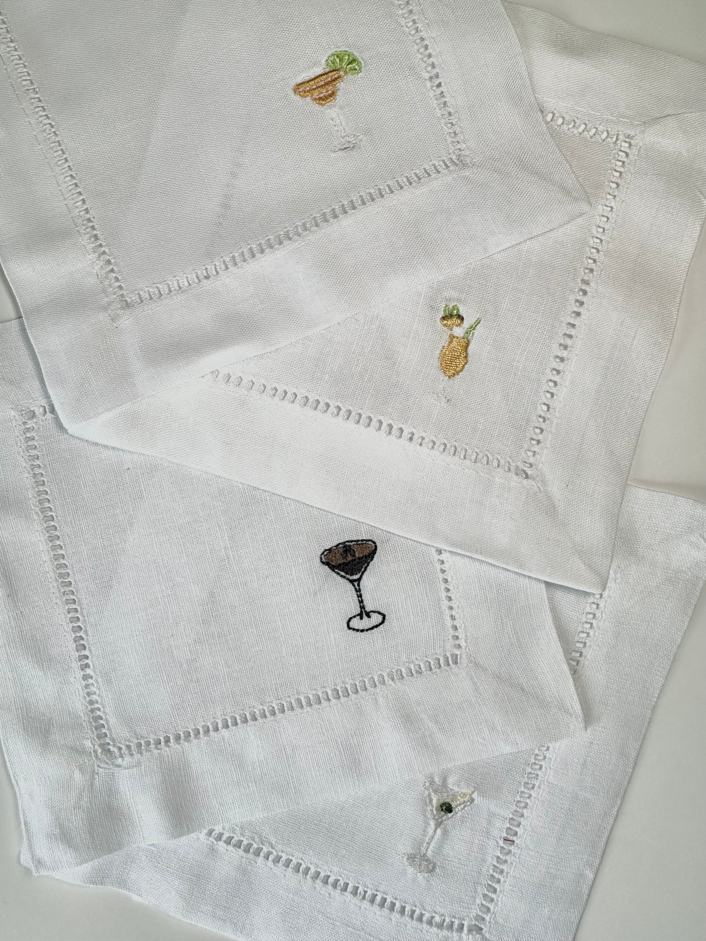 Personalized Embroidered Cocktail Napkins