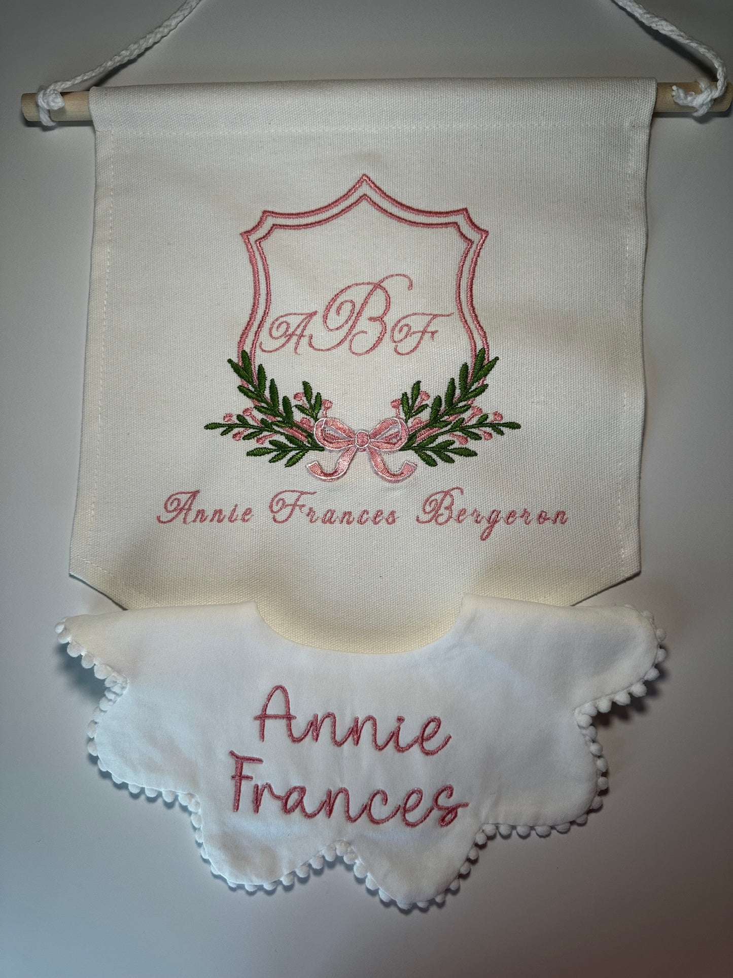 Personalized Embroidered Baby Bibs