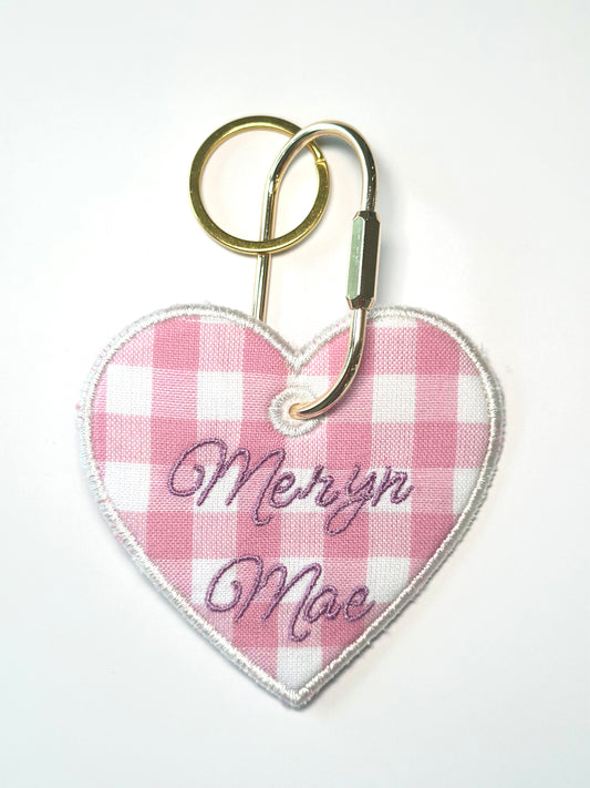Personalized Embroidered Name/Initial Bag Tag